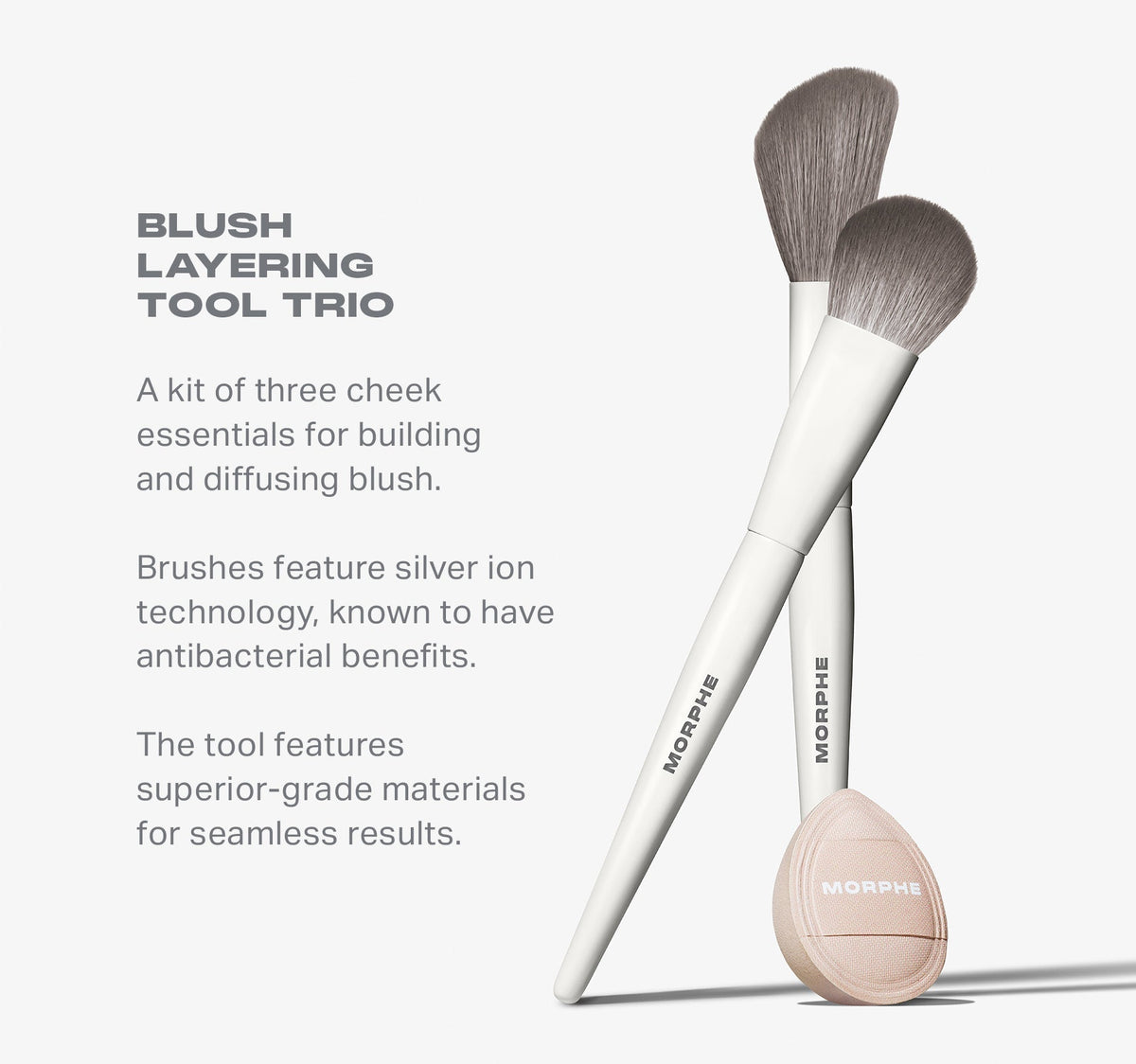 Morphe Blush Layering Tool trio