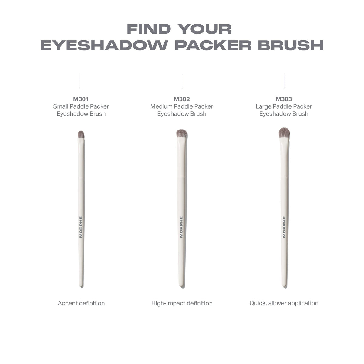 Morphe M302 Medium Paddle Packer Eyeshadow Brush