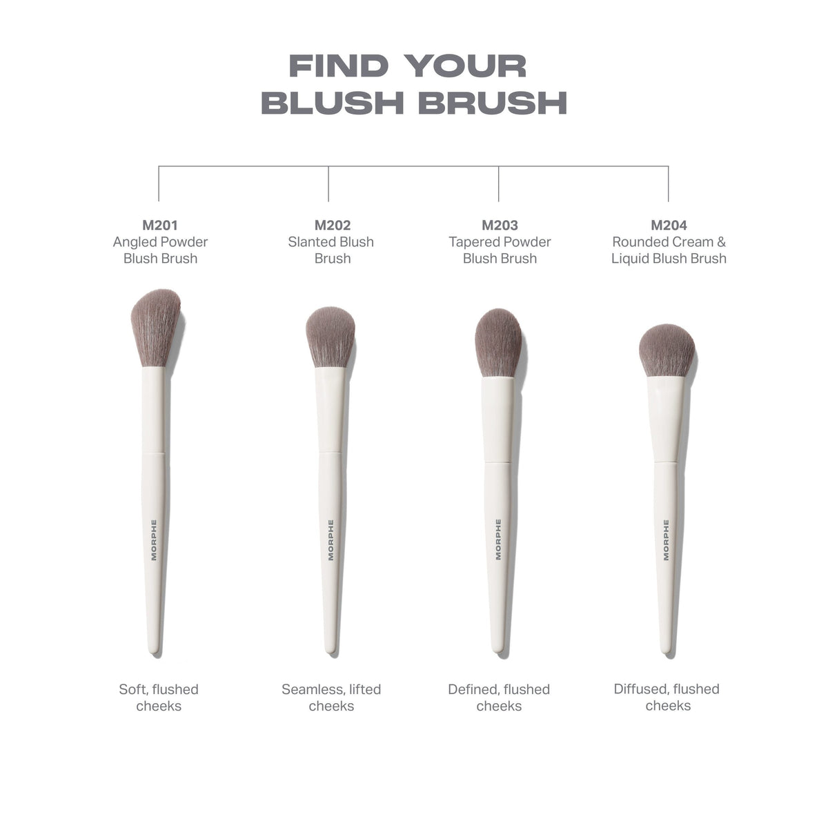 Morphe M203 Tapered Powder Blush Brush