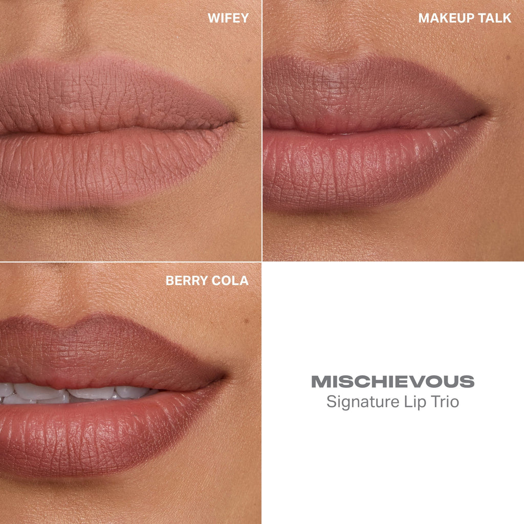 Morphe Mischievous Signature Lip Pencil Trio