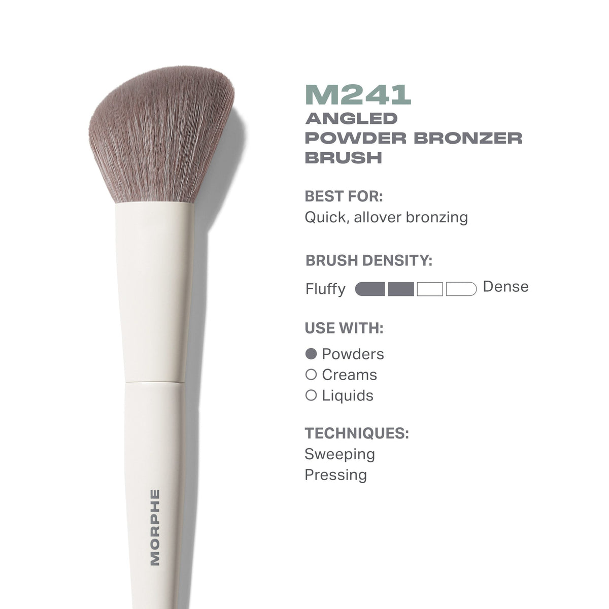 Morphe M241 Angled Powder Bronzer Brush